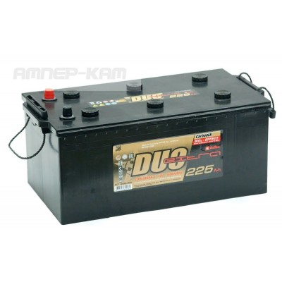 Аккумулятор DUO EXTRA TT 6СТ-225N3 евро. конус