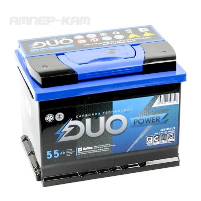 Аккумулятор DUO POWER 6СТ-55.1 L3