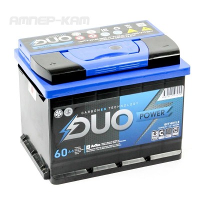 Аккумулятор DUO POWER 6СТ-60.1 L3