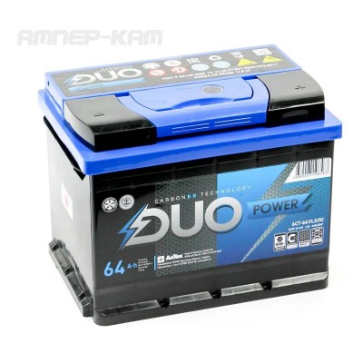 Аккумулятор DUO POWER 6СТ-64.0 L3