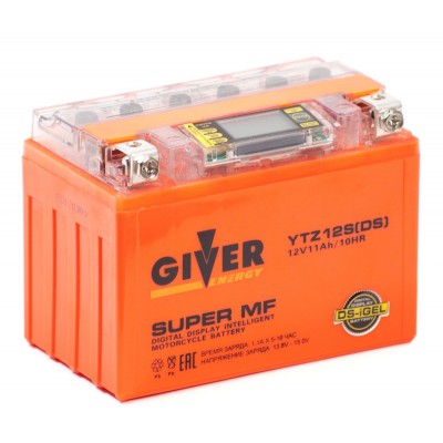 Аккумулятор GIVER ENERGY 12V/11Ач (YTZ12S) DS- iGEL