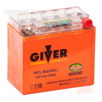 Аккумулятор GIVER ENERGY 12V/7Ач (YB7L-BS) iGEL