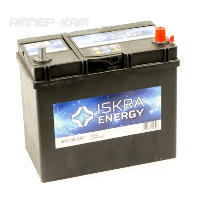 Аккумулятор ISKRA ENERGY 6СТ-45.0 (545 155 033) яп.ст/тонк. кл.