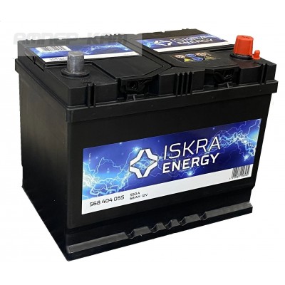 Аккумулятор ISKRA ENERGY 6СТ-68.0 (568 404 055) яп.ст/бортик