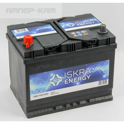 Аккумулятор ISKRA ENERGY 6СТ-68.1 (568 405 055) яп.ст/бортик