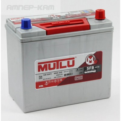 Аккумулятор Mutlu SFB M3 6СТ-55.0 (65B24LS)