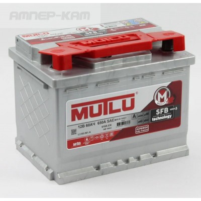 Аккумулятор Mutlu SFB M3 6СТ-60.0 (610A)