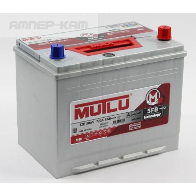 Аккумулятор Mutlu SFB M3 6СТ-80.0 (95D26FL) бортик