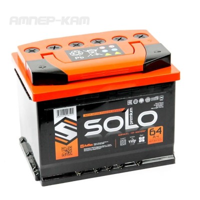 Аккумулятор SOLO PREMIUM 6СТ-64.1 L3