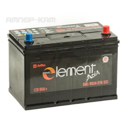 Аккумулятор Smart ELEMENT Asia 6СТ-90.0 LЗ (105D31L)