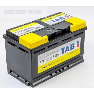 Аккумулятор TAB EFB Stop&Go 6СТ-80.0