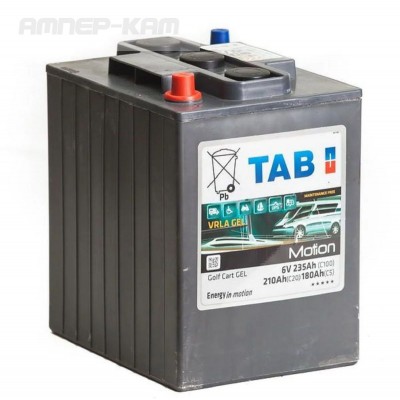 Аккумулятор TAB Motion GEL 6V (180/210/235) Golfcart Gel полутяговый