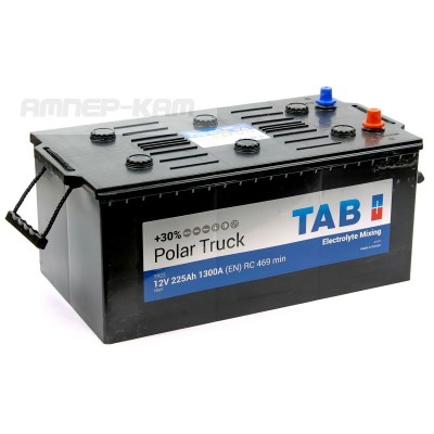 Аккумулятор TAB Polar Truck  6СТ-225 (604912) евро.конус