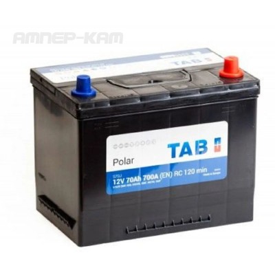 Аккумулятор TAB Polar  6СТ-70.0 (57029) яп.ст/бортик