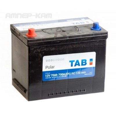 Аккумулятор TAB Polar  6СТ-70.1 (57024) яп.ст/бортик