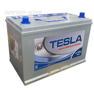 Аккумулятор TESLA ASIAN PREMIUM ENERGY 6СТ-105.1 бортик