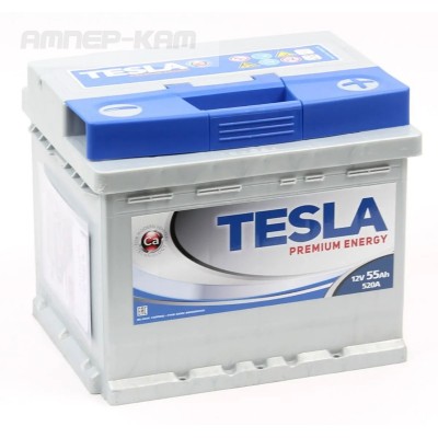 Аккумулятор TESLA PREMIUM ENERGY 6СТ-55.0 (uni)