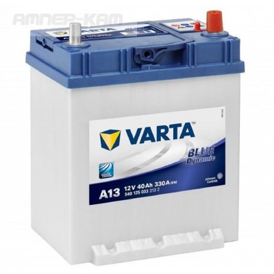 Аккумулятор VARTA Blue Dynamic 6СТ-40.0 (540 125 033) яп.ст/тонк.кл./бортик