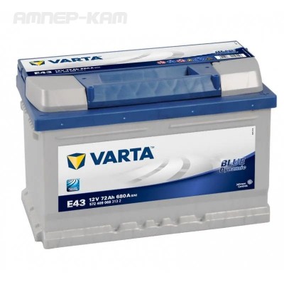 Аккумулятор VARTA Blue Dynamic 6СТ-72.0 (572 409 068) низкий