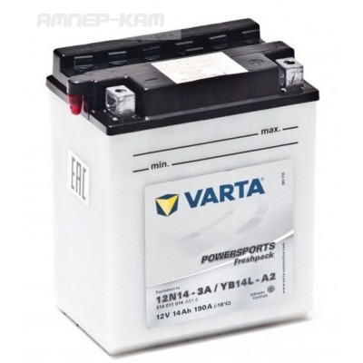 Аккумулятор VARTA POWERSPORTS FP 12V/14Ач (514 011 014)