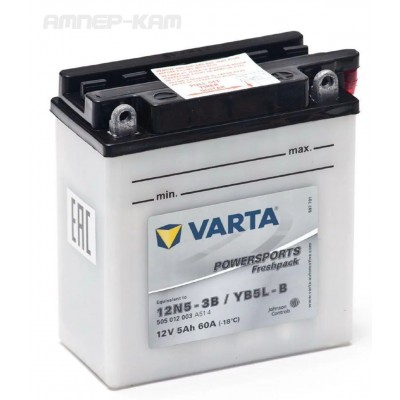 Аккумулятор VARTA POWERSPORTS FP 12V/5Ач (505 012 003)