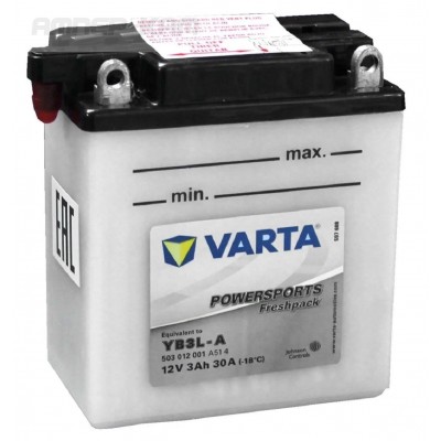 Аккумулятор VARTA POWERSPORTS FP A514 12V/3Ач (503 012 001)