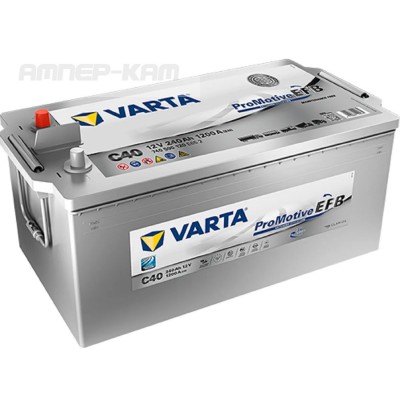 Аккумулятор VARTA Promotive EFB 6СТ-240 (740500120) евро.конус