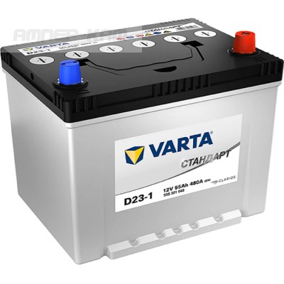 Аккумулятор VARTA Стандарт 6СТ-55.0 (555 301 048) яп.ст/бортик