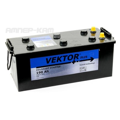 Аккумулятор Vektor Plus 6СТ-190 росс.конус