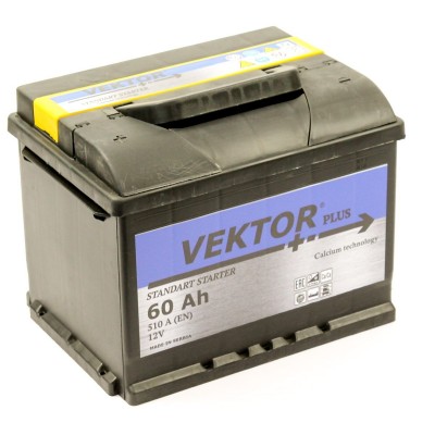 Аккумулятор Vektor Plus 6СТ-60.1