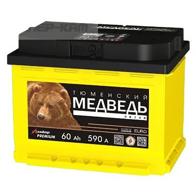 Аккумулятор ТЮМЕНСКИЙ МЕДВЕДЬ 6СТ -60.0 LA