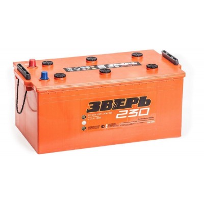 Аккумулятор ЗВЕРЬ TT 6СТ -230L3У евро. конус